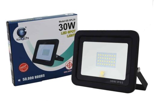 สปอร์ตไลท์ led 30w smd รุ่นบาง วอร์มไวท์ iwachi