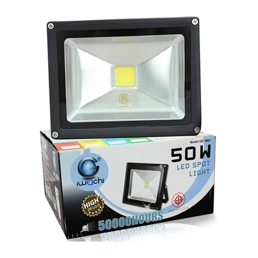 สปอร์ตไลท์ led 50w เดย์ไลท์ iwachi