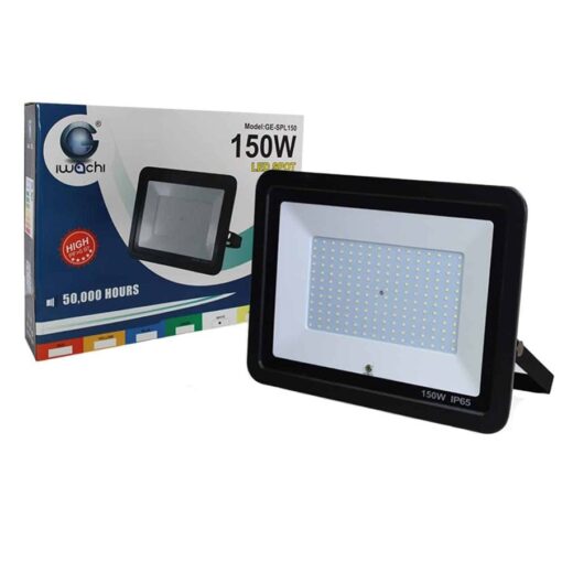 สปอร์ตไลท์ LED 150w SMD รุ่นบาง (วอร์มไวท์) IWACHI 