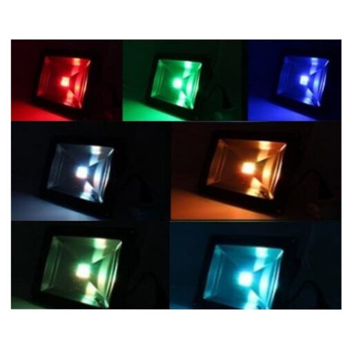 สปอร์ตไลท์ led 20w rgb ge1001 สลับสีพร้อมรีโมท iwachi - Image 2