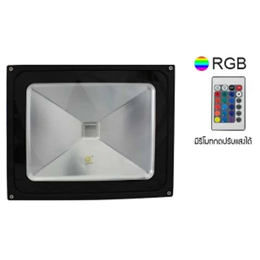 สปอร์ตไลท์ led 50w rgb ge1001 iwachi