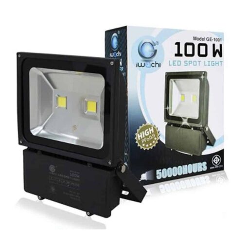 สปอร์ตไลท์ led 100w iwachi spl วอร์มไวท์