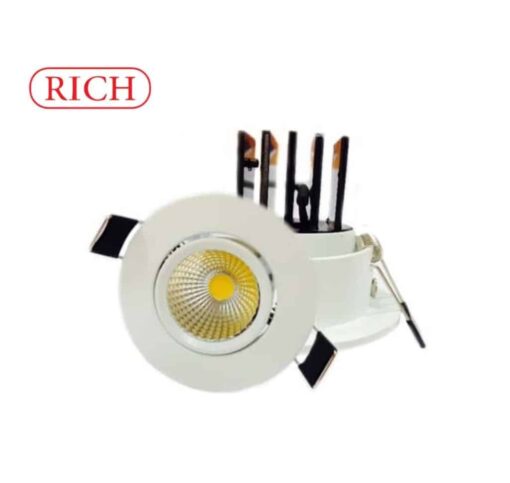  ดาวน์ไลท์  LED COB 5w (วอร์มไวท์) RICH