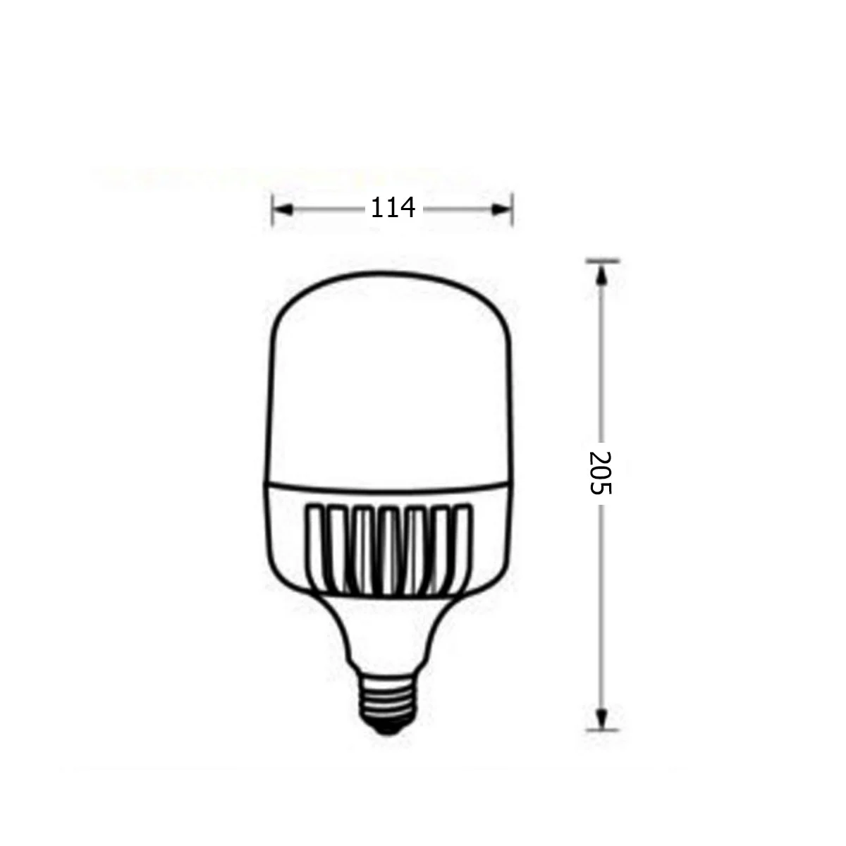 หลอดไฟไฮเบย์ led highwatt shop bulb 40w เดย์ไลท์ eve - Image 2