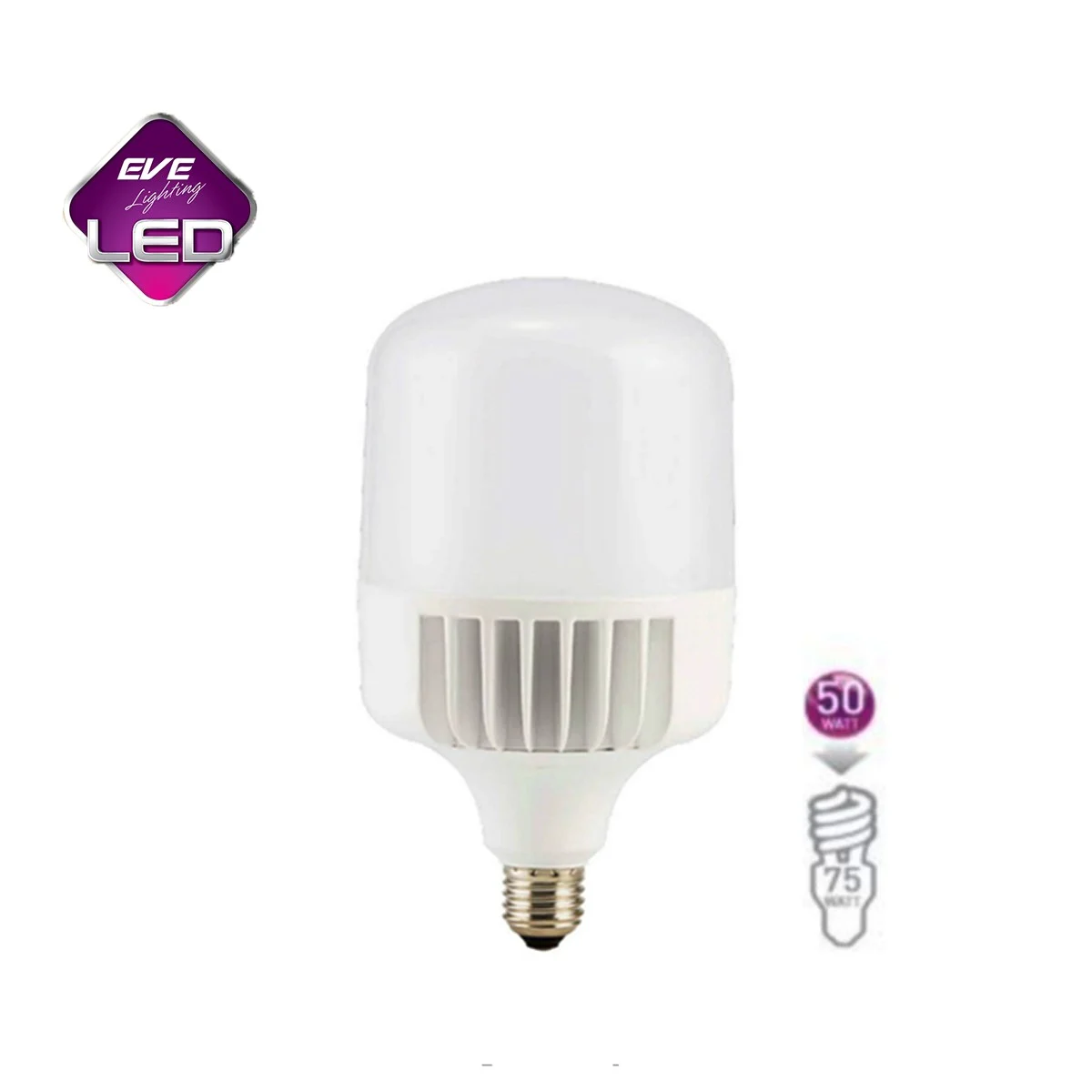 หลอดไฟไฮเบย์ led highwatt shop bulb 50w เดย์ไลท์ eve