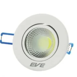 ดาวน์ไลท์ LED COB หน้ากลม 5w (เดย์ไลท์) EVE