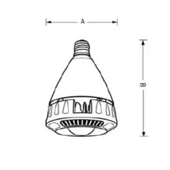 Alternative view of หลอดไฟไฮเบย์ led eve 60w เดย์ไลท์