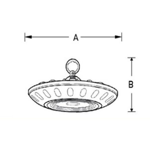 โคมไฮเบย์ LED 200W EVE เดย์ไลท์ (SMD UFO) - Image 2