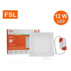 ดาวน์ไลท์ LED 12W หน้าเหลี่ยม (เดย์ไลท์) FSL