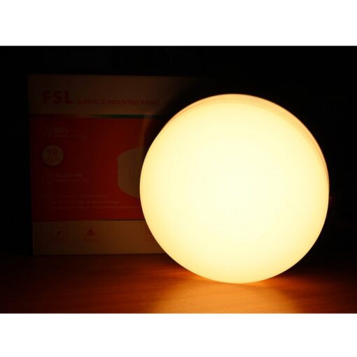 ดาวน์ไลท์ LED ติดลอย หน้ากลม 12W (วอร์มไวท์) FSL  - Image 2