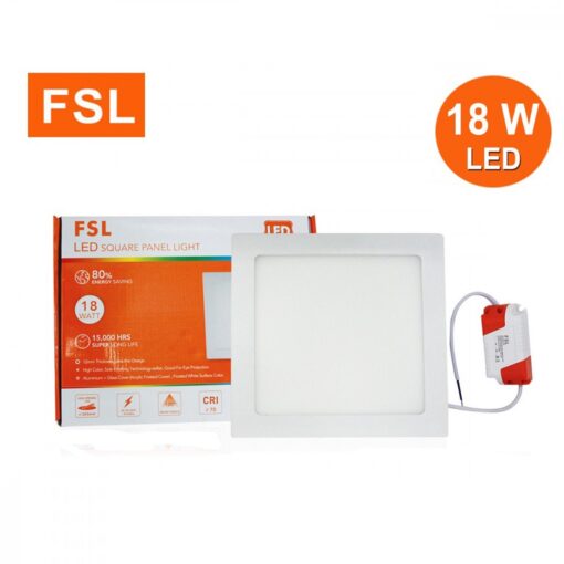 ดาวน์ไลท์ LED 18W หน้าเหลี่ยม (วอร์มไวท์) FSL 