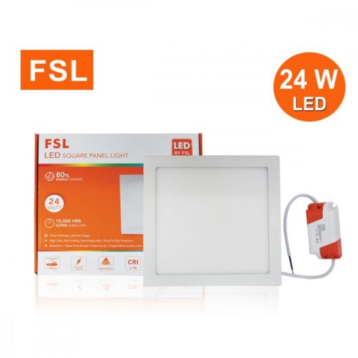 ดาวน์ไลท์ LED 24W หน้าเหลี่ยม (เดย์ไลท์) FSL