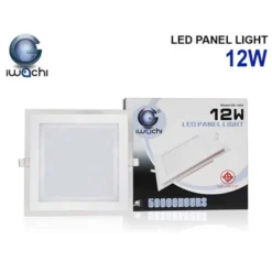 ดาวน์ไลท์ LED สี่เหลี่ยมหน้ากระจก 12w (เดย์ไลท์) IWACHI