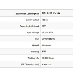 IWACHI COB 6w h