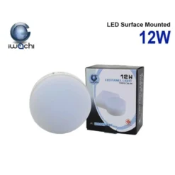 ดาวน์ไลท์ LED ติดลอยหน้ากลม 12W (เดย์ไลท์) IWACHI