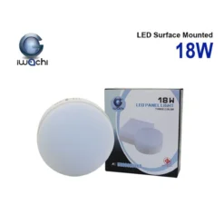 ดาวน์ไลท์ LED ติดลอยหน้ากลม 18W (วอร์มไวท์) IWACHI