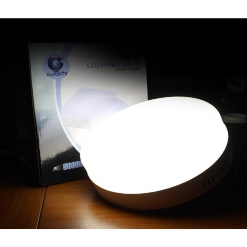 ดาวน์ไลท์ LED ติดลอยหน้ากลม 24W (เดย์ไลท์) IWACHI  - Image 3