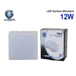 ดาวน์ไลท์ LED สี่เหลี่ยมหน้ากระจก 12w (วอร์มไวท์) IWACHI