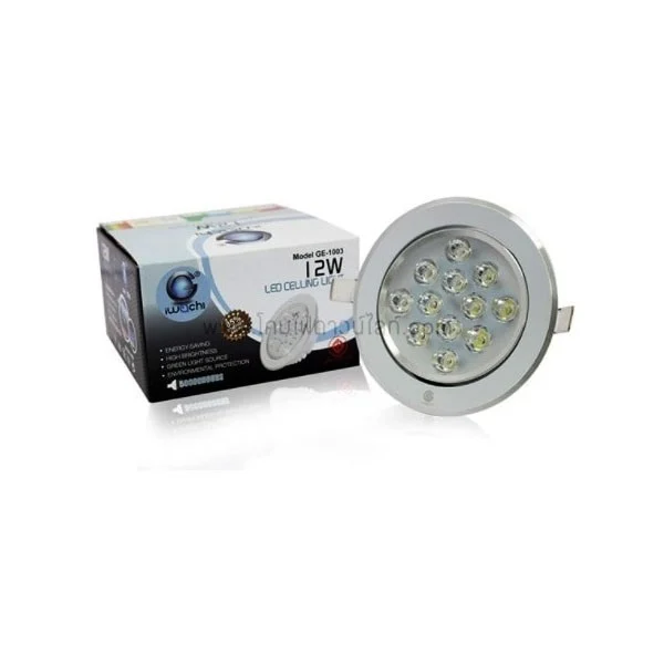 ดาวน์ไลท์ LED Ceiling Light 12w (เดย์ไลท์) IWACHI