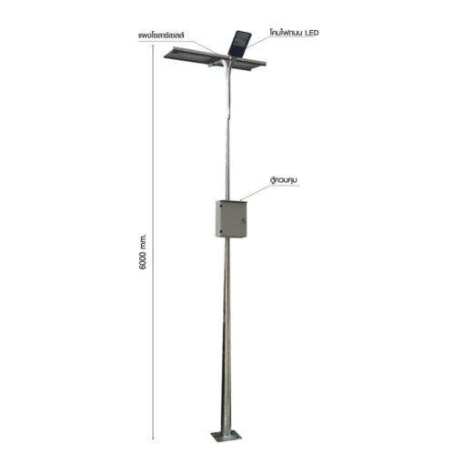 โคมไฟถนนโซล่าเซลล์ 30W GK-C W.L. lighting - Image 2