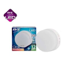  ดาวน์ไลท์ LED ติดลอย หน้ากลม 12w (วอร์มไวท์) EVE