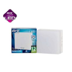 ดาวน์ไลท์ LED ติดลอย หน้าเหลี่ยม 12w (เดย์ไลท์) EVE