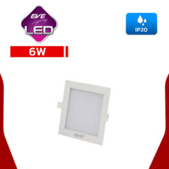 ดาวน์ไลท์ LED สี่เหลี่ยม 6w (วอร์มไวท์) EVE