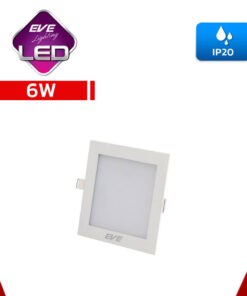 ดาวน์ไลท์ LED สี่เหลี่ยม 6w (วอร์มไวท์) EVE