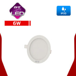 ดาวน์ไลท์ LED หน้ากลม 6w EVE