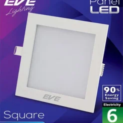 Alternative view of ดาวน์ไลท์ LED สี่เหลี่ยม 6w EVE
