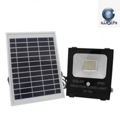 สปอร์ตไลท์ LED โซล่าเซลล์ 20w ยี่ห้อ Iwachi (แสงขาว)