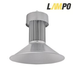 โคมไฮเบย์ LED 100w LAMPO (วอร์มไวท์)