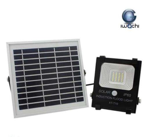 สปอร์ตไลท์ LED โซล่าเซลล์ 10w ยี่ห้อ Iwachi (แสงขาว)