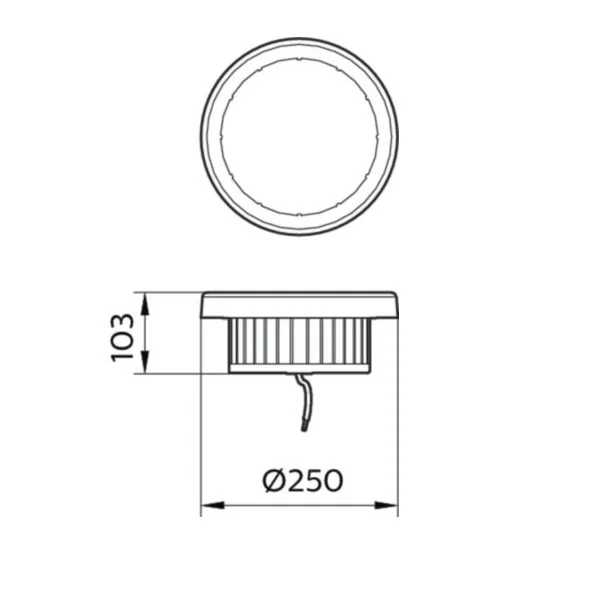 โคมไฮเบย์ LED SmartBright BY228P Philips 100W (CW) - Image 2