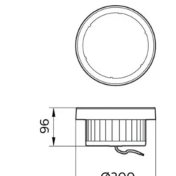 Alternative view of โคมไฮเบย์ LED SmartBright  BY228P Philips 200W (CW)