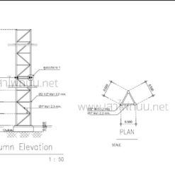 เสาถักไฟถนน 20เมตร