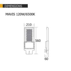 โคมไฟถนน LED 120w BEC