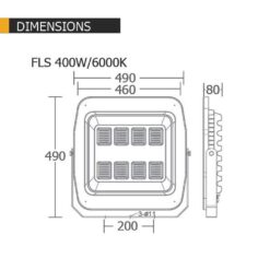 สปอร์ตไลท์ LED 400w BEC