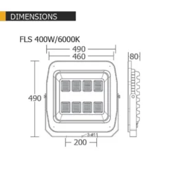 สปอร์ตไลท์ LED 400w BEC