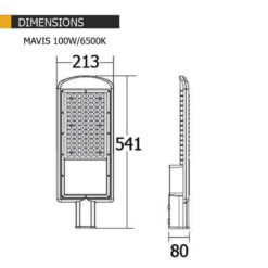 โคมไฟถนน LED 50w BEC