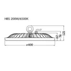 Alternative view of โคมไฮเบย์ LED HBS 200w BEC (แสงขาว)