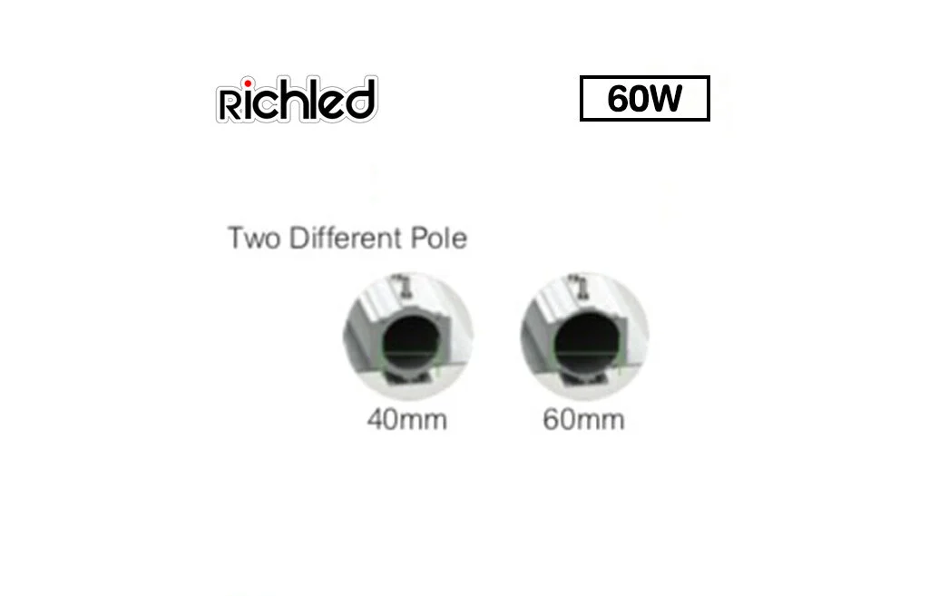 โคมไฟถนน LED Street Light Rio 60w RICHLED (เดย์ไลท์) - Image 2