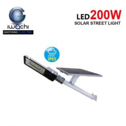 โคมไฟถนนโซล่าเซลล์ LED 200W IWACHI SMD (พร้อมรีโมทคอนโทรล)