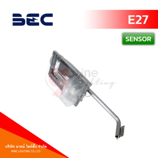 โคมไฟถนนหลังเต่า ขั้วE27 BEC RIGEL Sensor