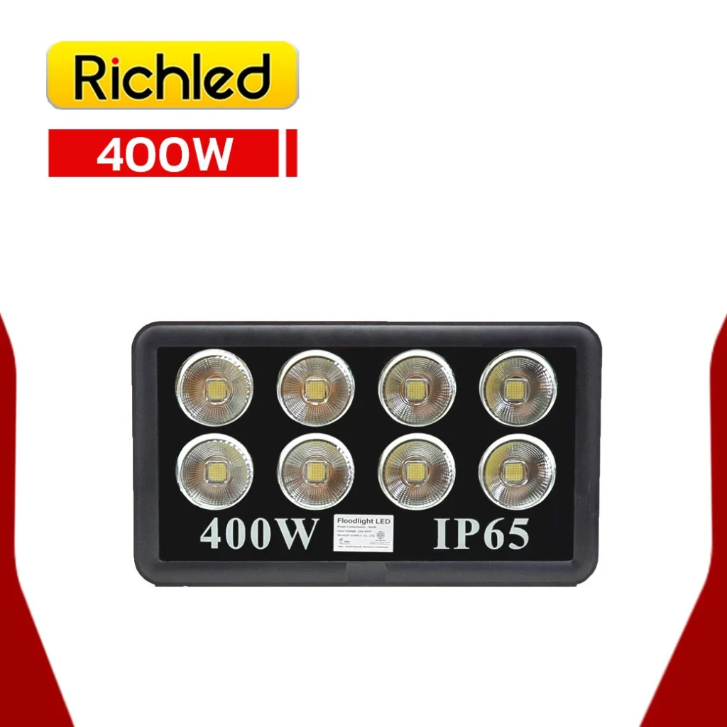 สปอร์ตไลท์ LED 400W RICHLED COB สปอร์ตไลท์ LED 400W RICHLED COB