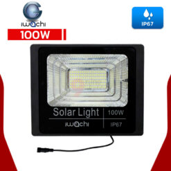 สปอร์ตไลท์โซล่าเซลล์ LED 100w Iwachi