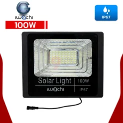 สปอร์ตไลท์โซล่าเซลล์ LED 100w Iwachi