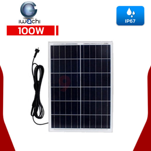 สปอร์ตไลท์โซล่าเซลล์ LED 100w Iwachi - Image 2