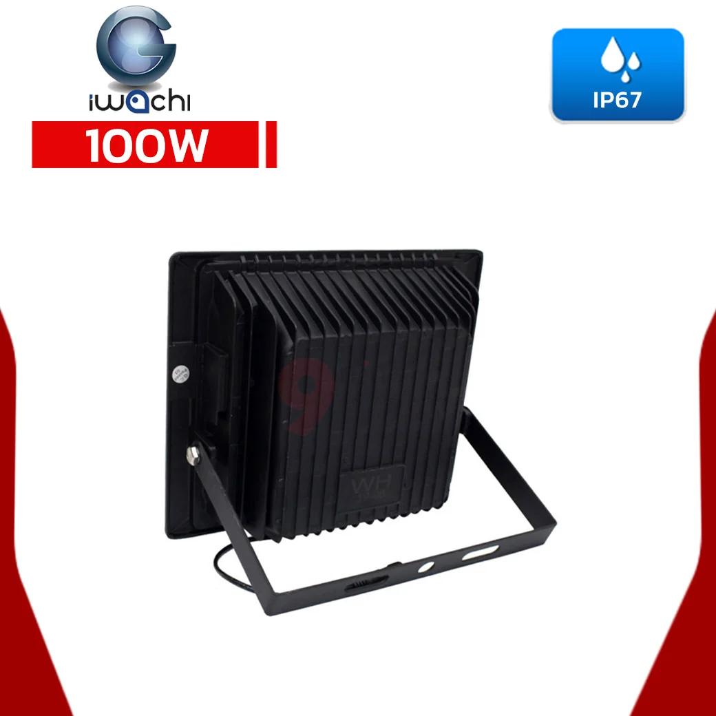 สปอร์ตไลท์โซล่าเซลล์ LED 100w Iwachi - Image 3