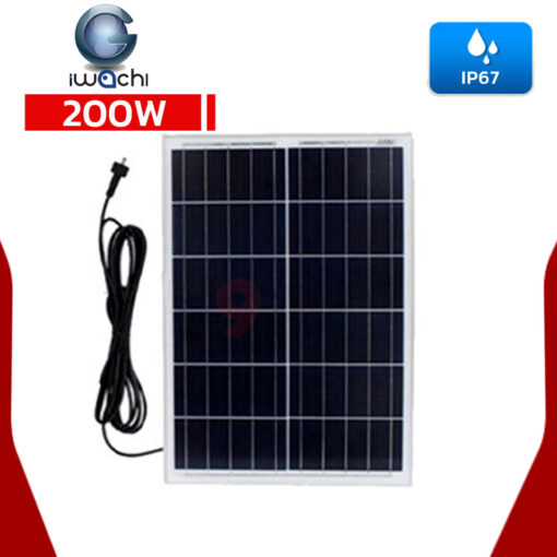 สปอร์ตไลท์โซล่าเซลล์ LED 200w Iwachi - Image 2